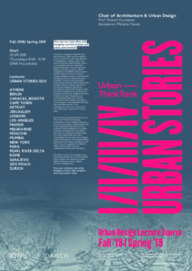 Urban Design I/II + III/IV: Urban Stories HS18 FS19