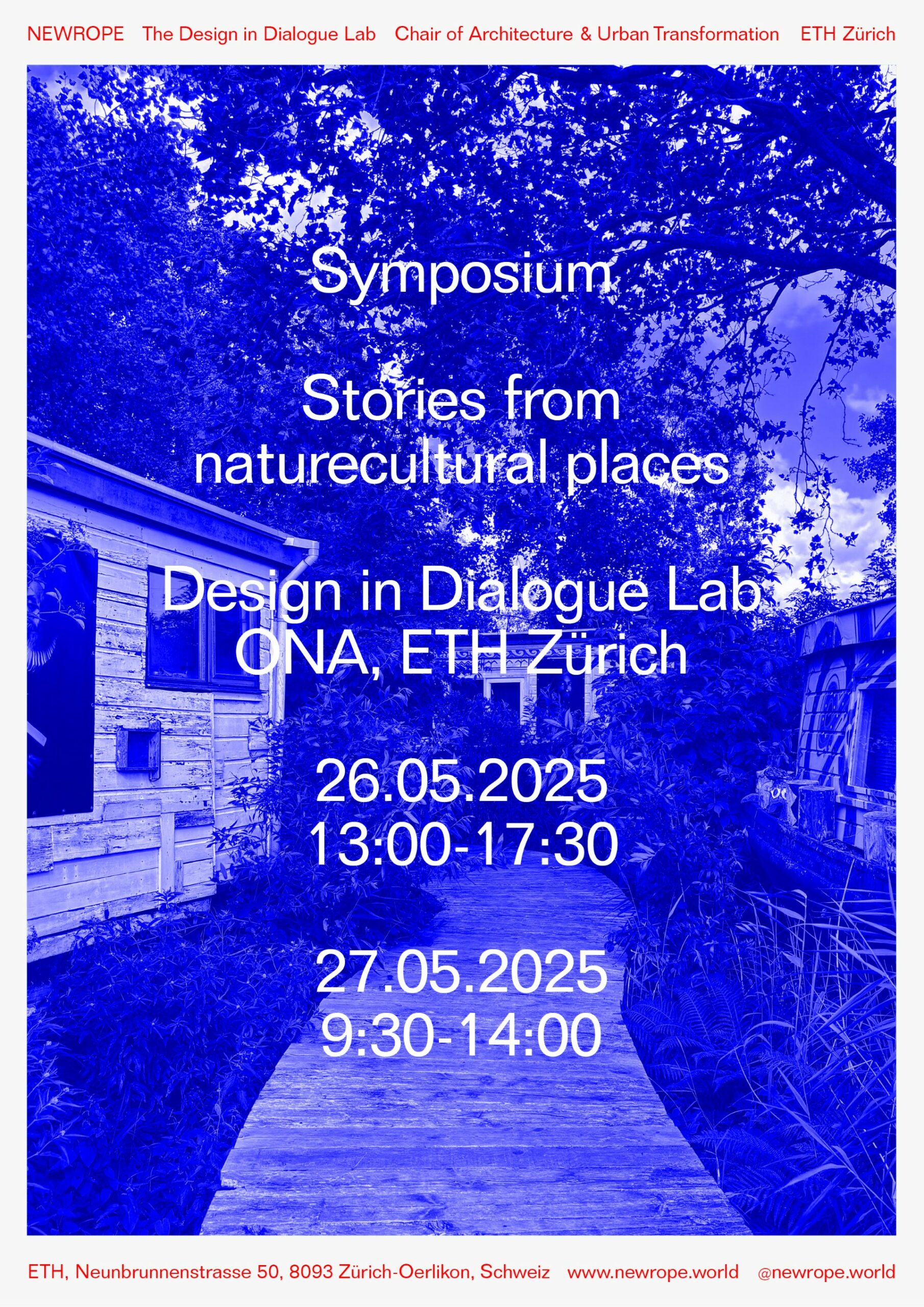 Poster for the event "Stories from Naturecultural Places". All information on the poster is given in the text.